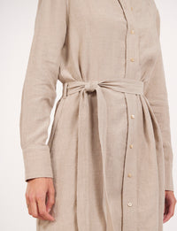 1qty NEW  / Robe-chemise Amour en lin - Ru