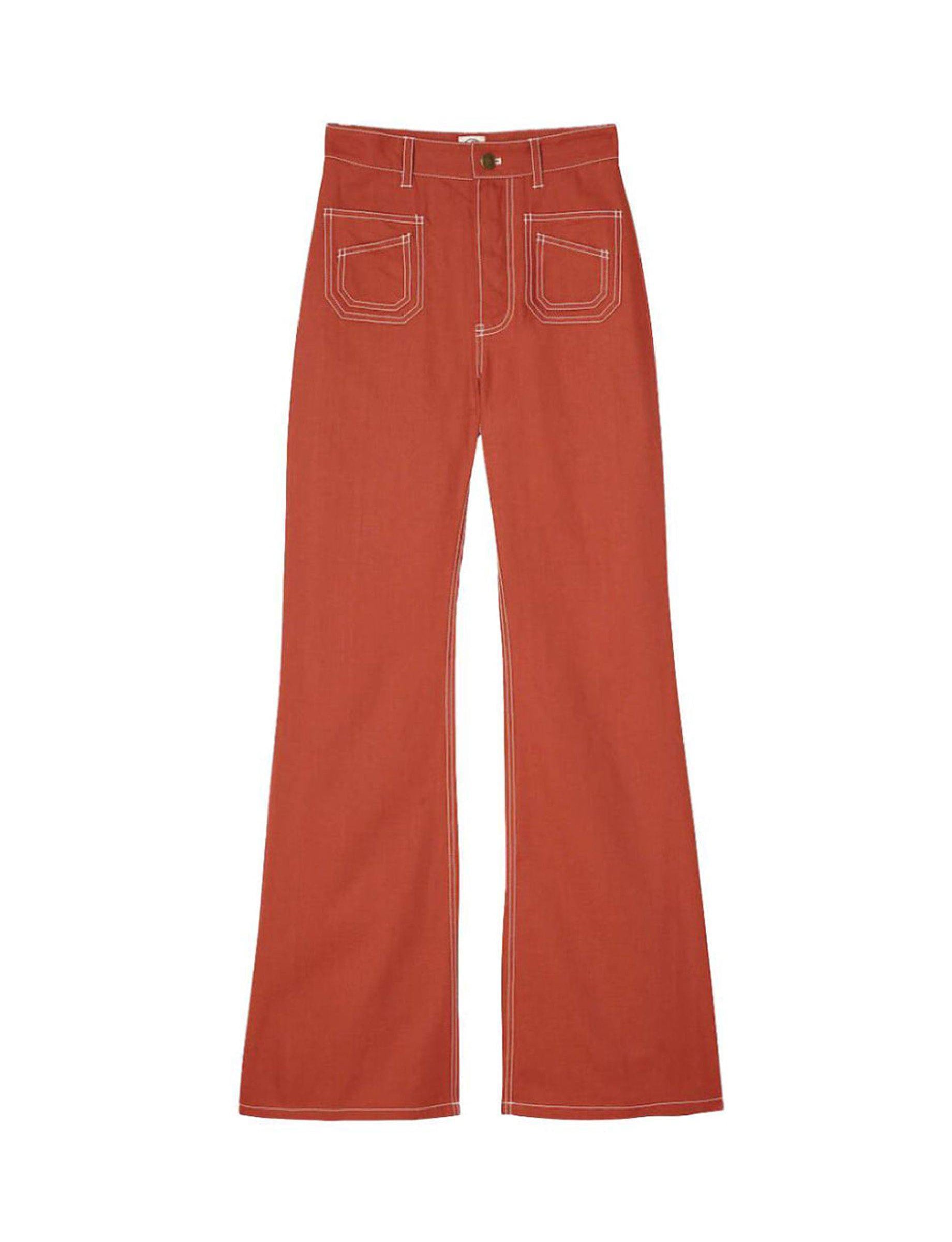 1qty RELIQUAT 75€ 100%  / Pantalon flare Basile - Caramel