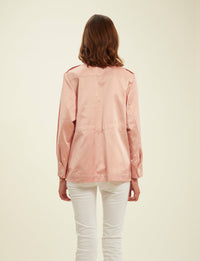1qty RELIQUAT 120€ 0%  / Blazer Neva saharienne - Pink Beige