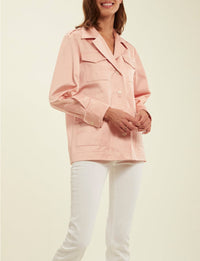 1qty RELIQUAT 120€ 0%  / Blazer Neva saharienne - Pink Beige