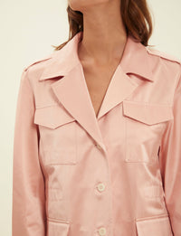 1qty RELIQUAT 120€ 0%  / Blazer Neva saharienne - Pink Beige