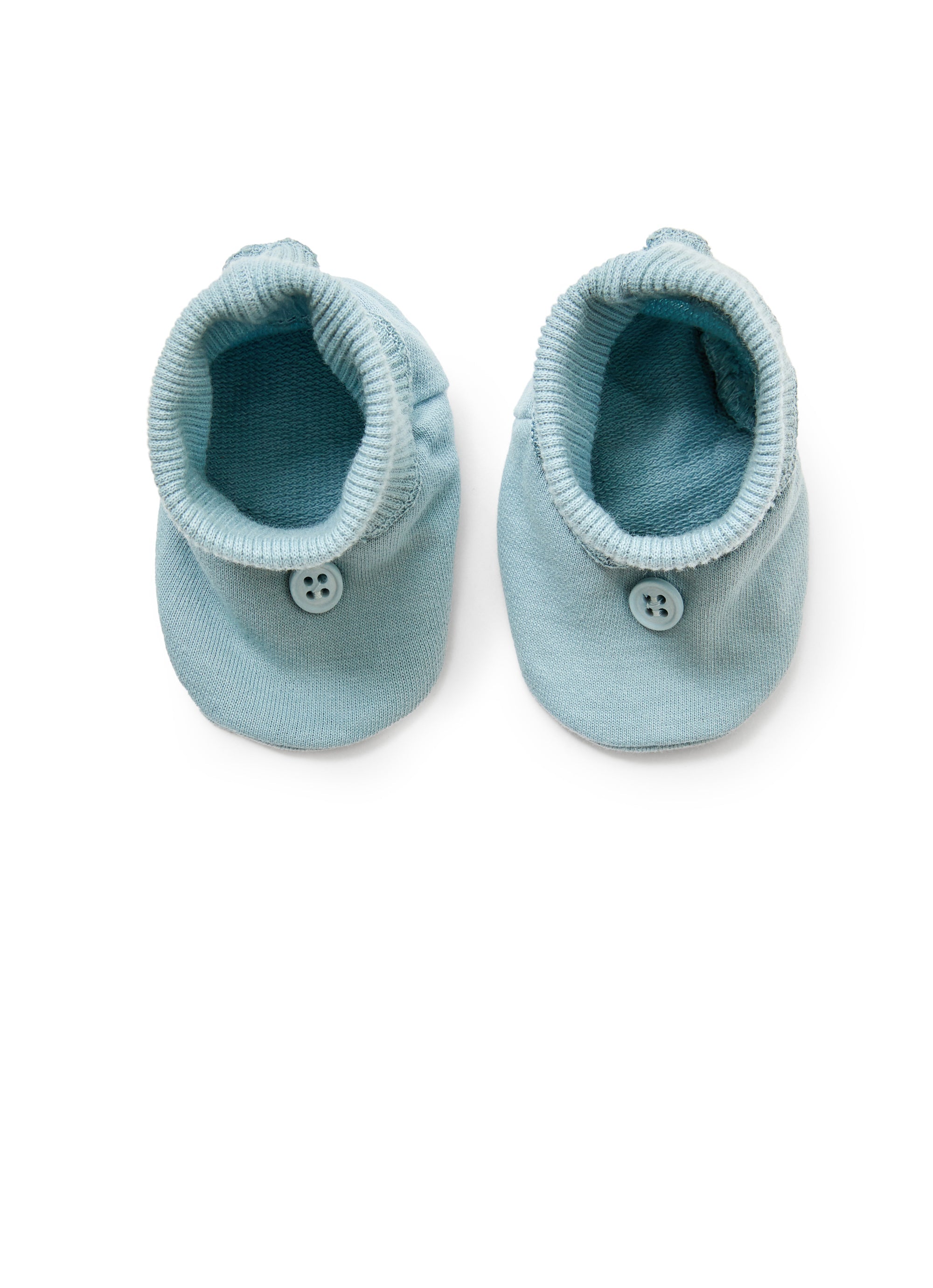 Set cappellino e scarpe azzurro