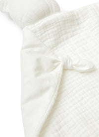 Doudou in cotone bianco