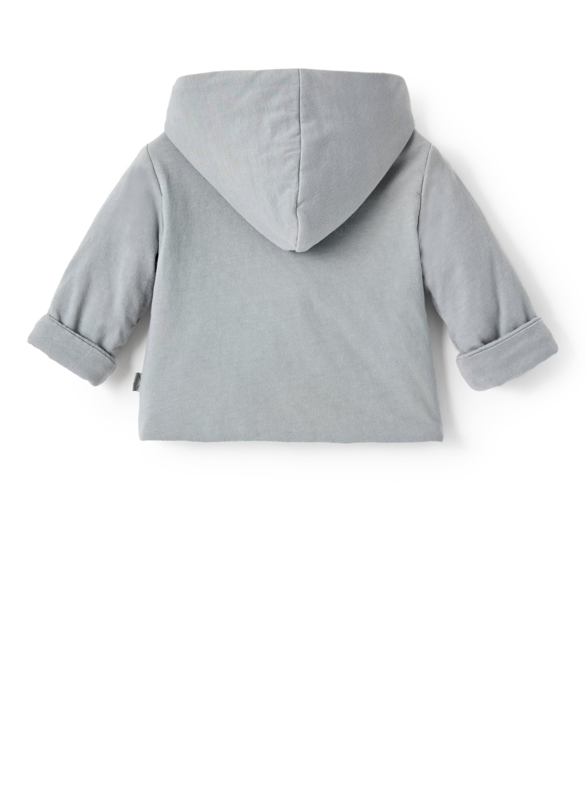 Giacca in jersey grigio imbottita