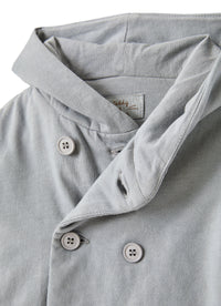 Giacca in jersey grigio imbottita