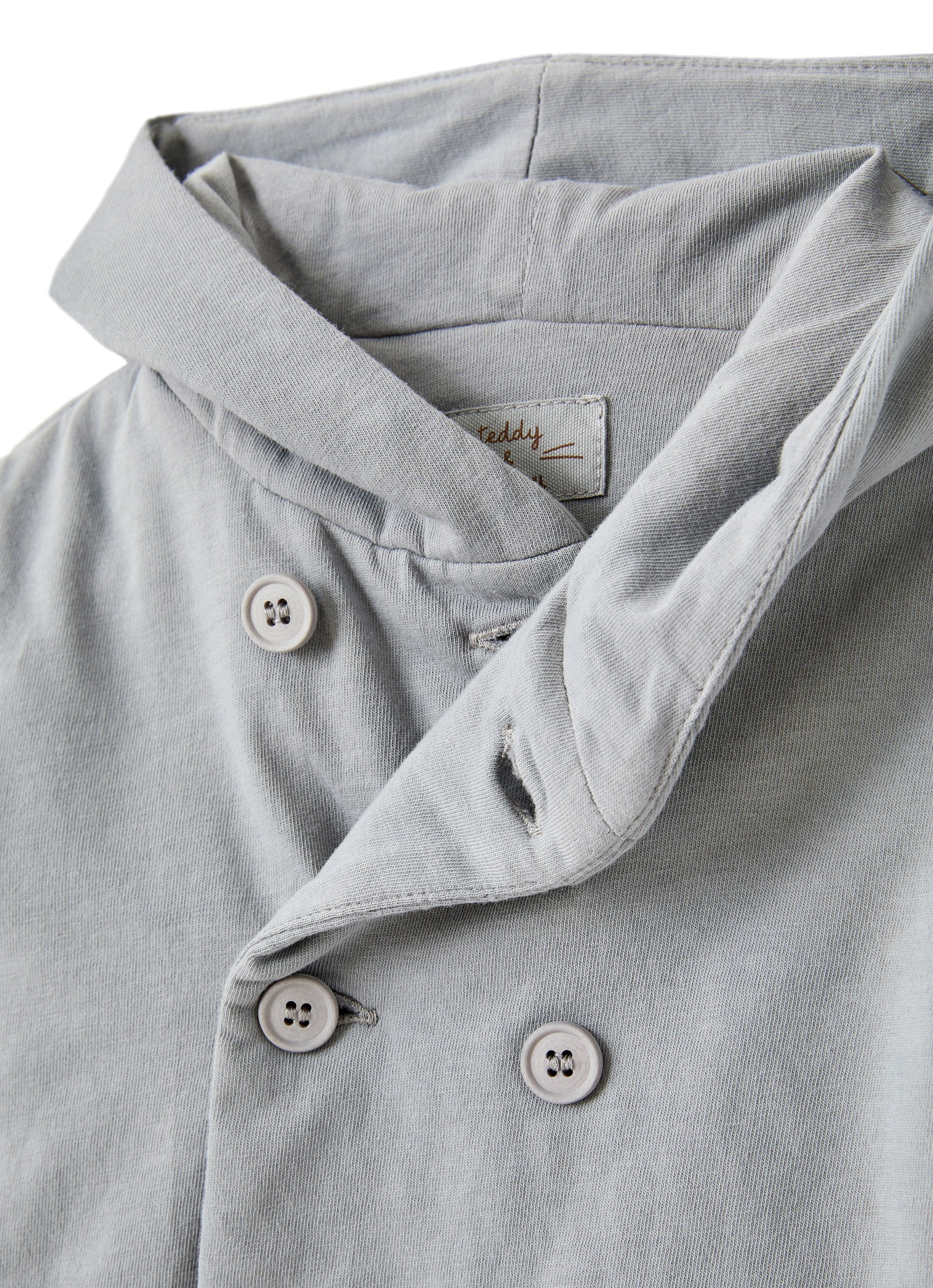 Giacca in jersey grigio imbottita