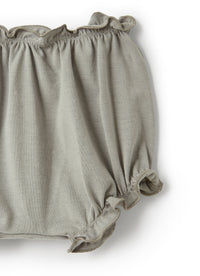 Completo due pezzi in jersey rigato