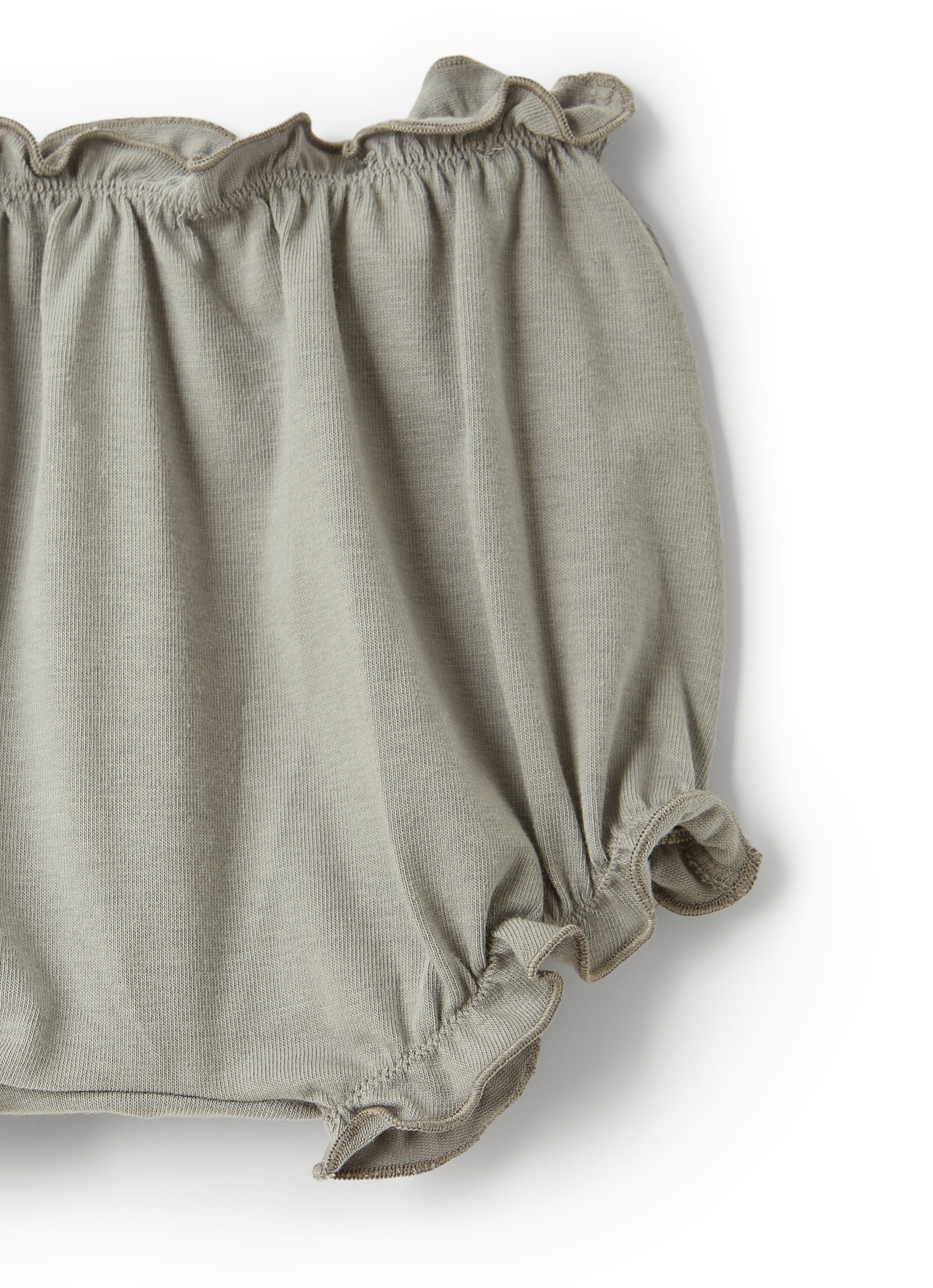 Completo due pezzi in jersey rigato