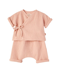 Completo stile kimono in garza
