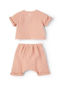 Completo stile kimono in garza