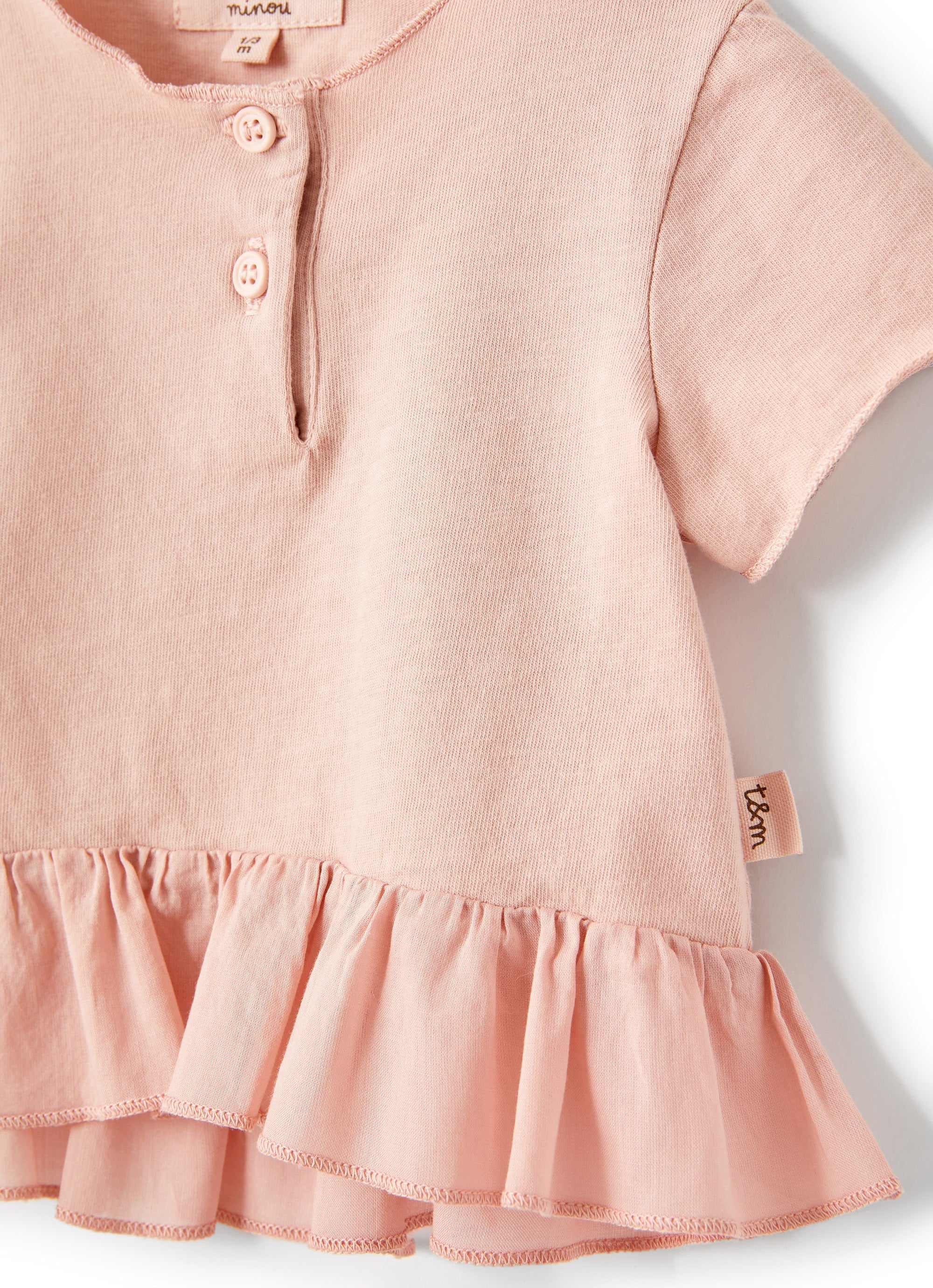Completo due pezzi in jersey rosa