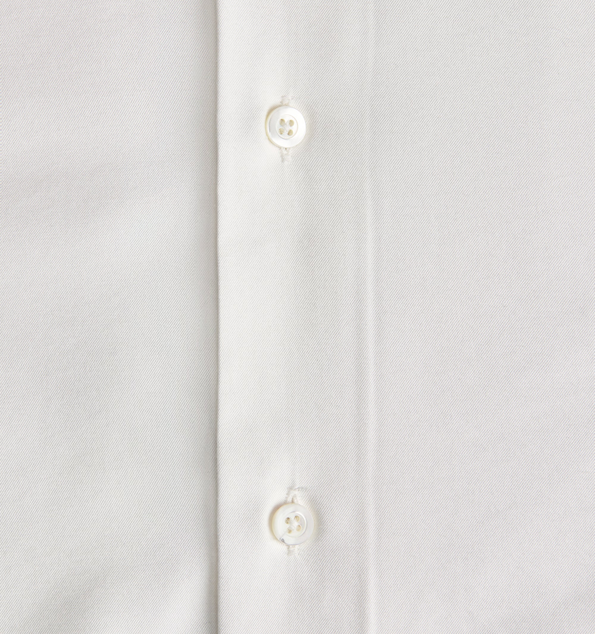 Robe chemise asymétrique à poignets boutonnés - White