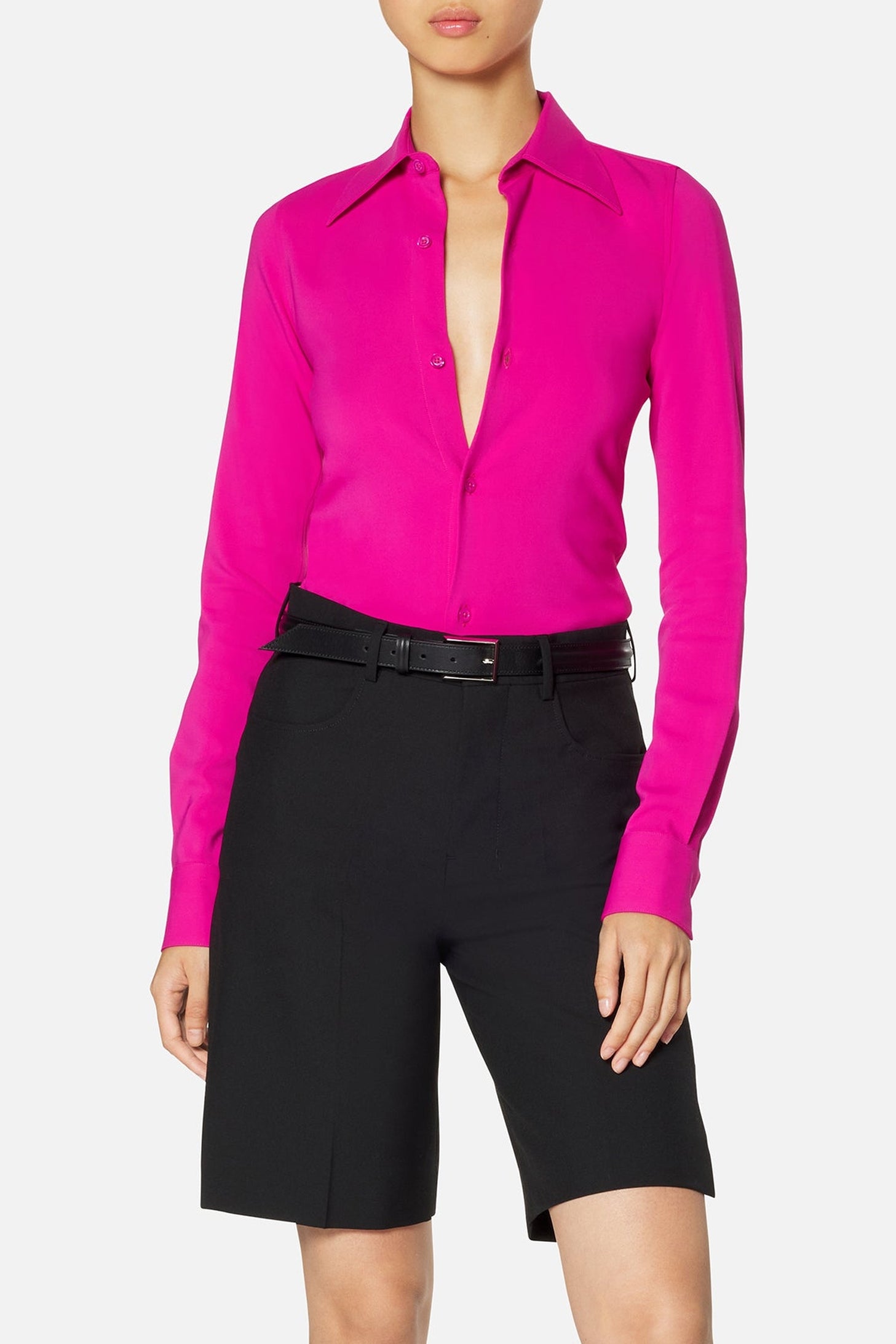 Chemise ajustée - Fuchsia