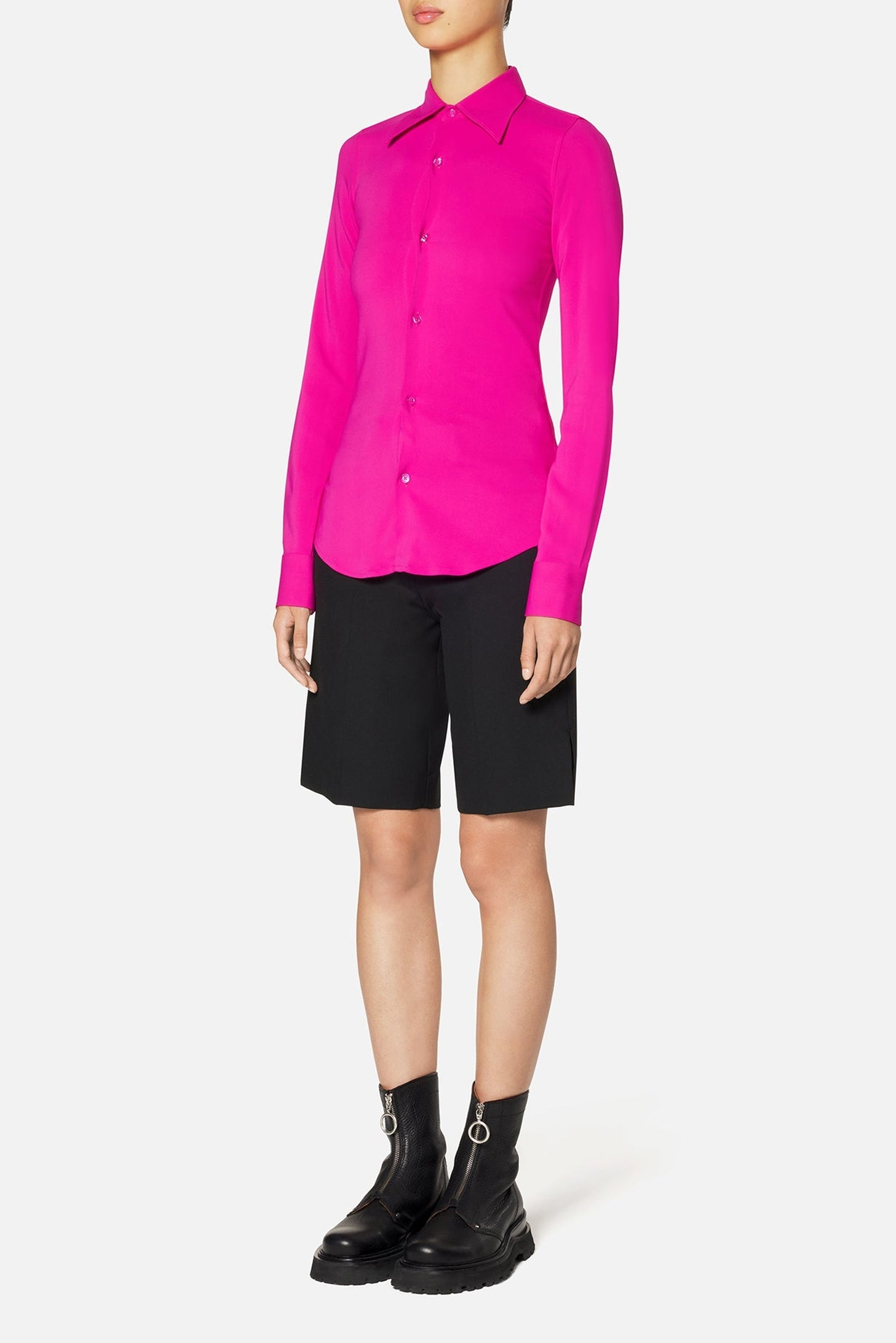 Chemise ajustée - Fuchsia