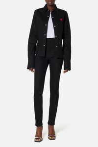 Pantalon slim en denim - Black