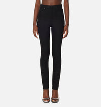 Pantalon slim en denim - Black