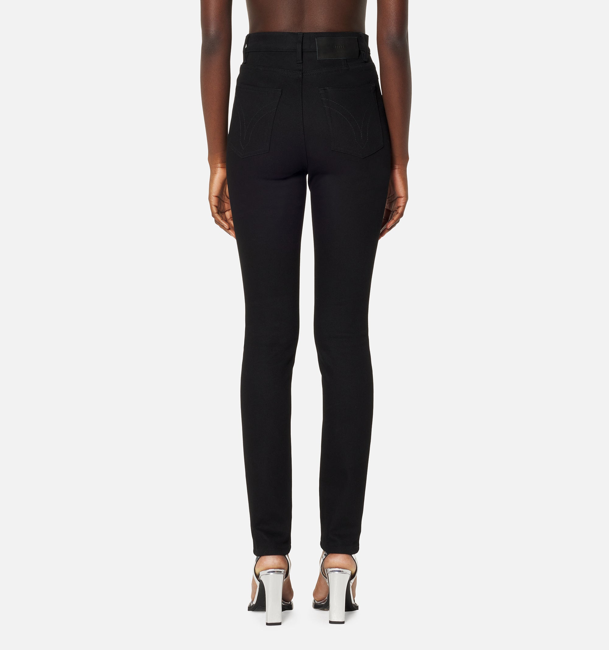 Pantalon slim en denim - Black