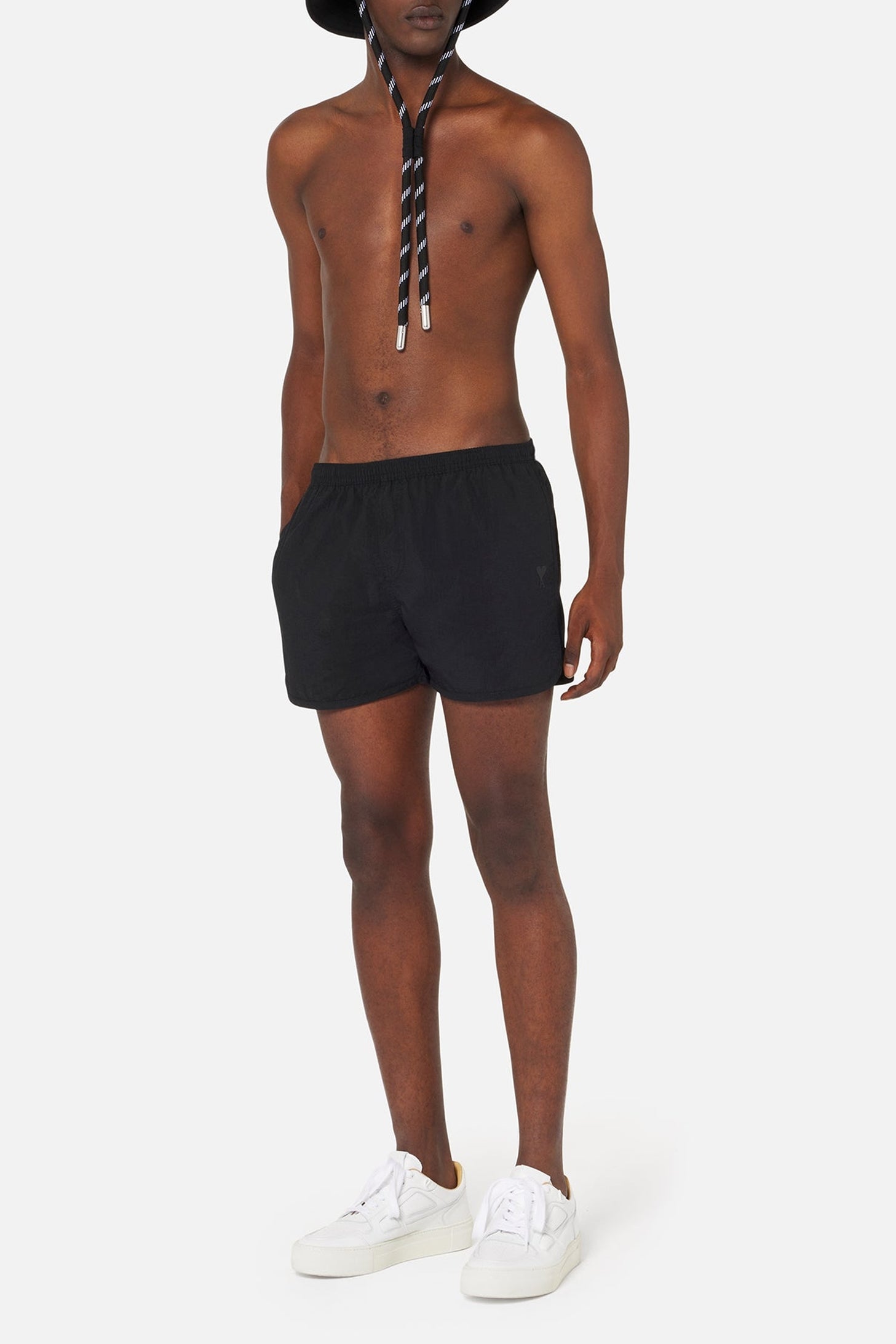 Short de bain Ami de Cœur avec logo - Black