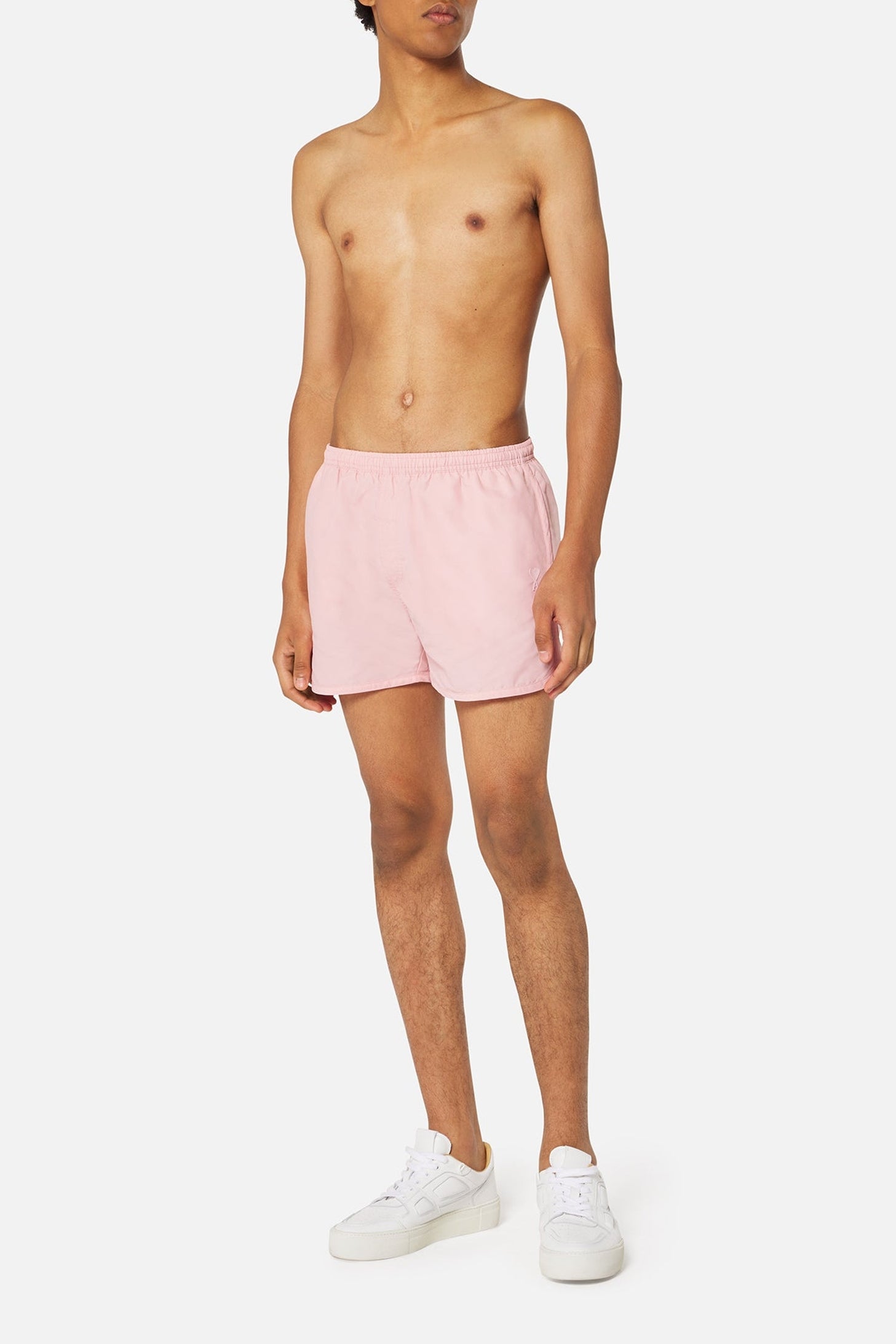 Short de bain Ami de Cœur avec logo - Pale Pink