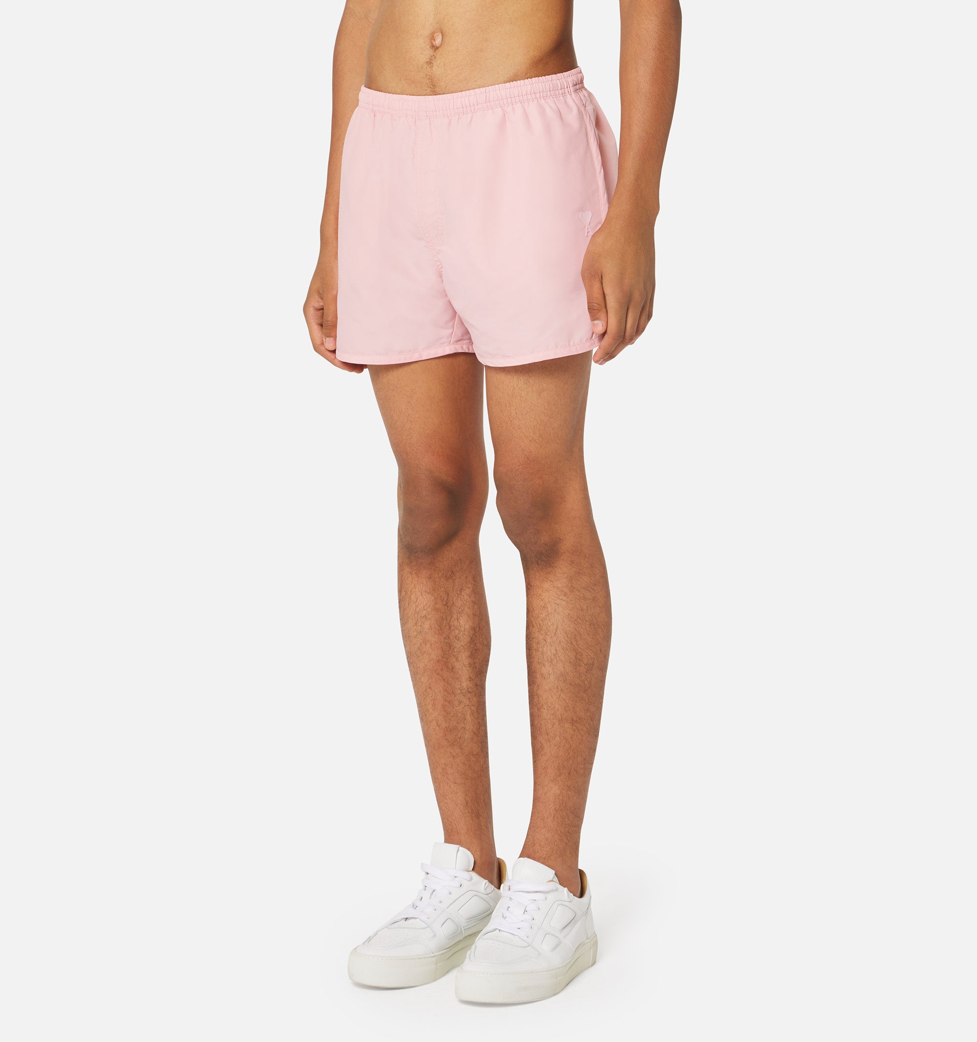 Short de bain Ami de Cœur avec logo - Pale Pink
