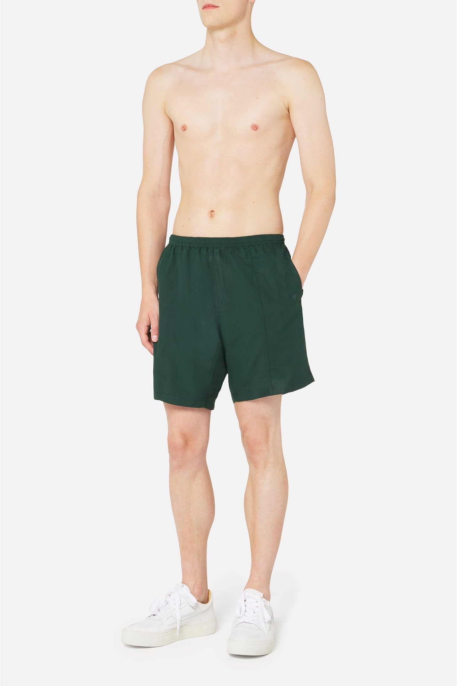 Short de bain Ami de Cœur avec logo - Evergreen