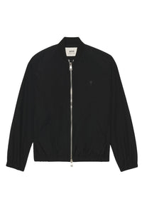 Bomber Ami de Cœur zippé avec patch - Black