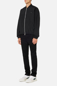 Bomber Ami de Cœur zippé avec patch - Black