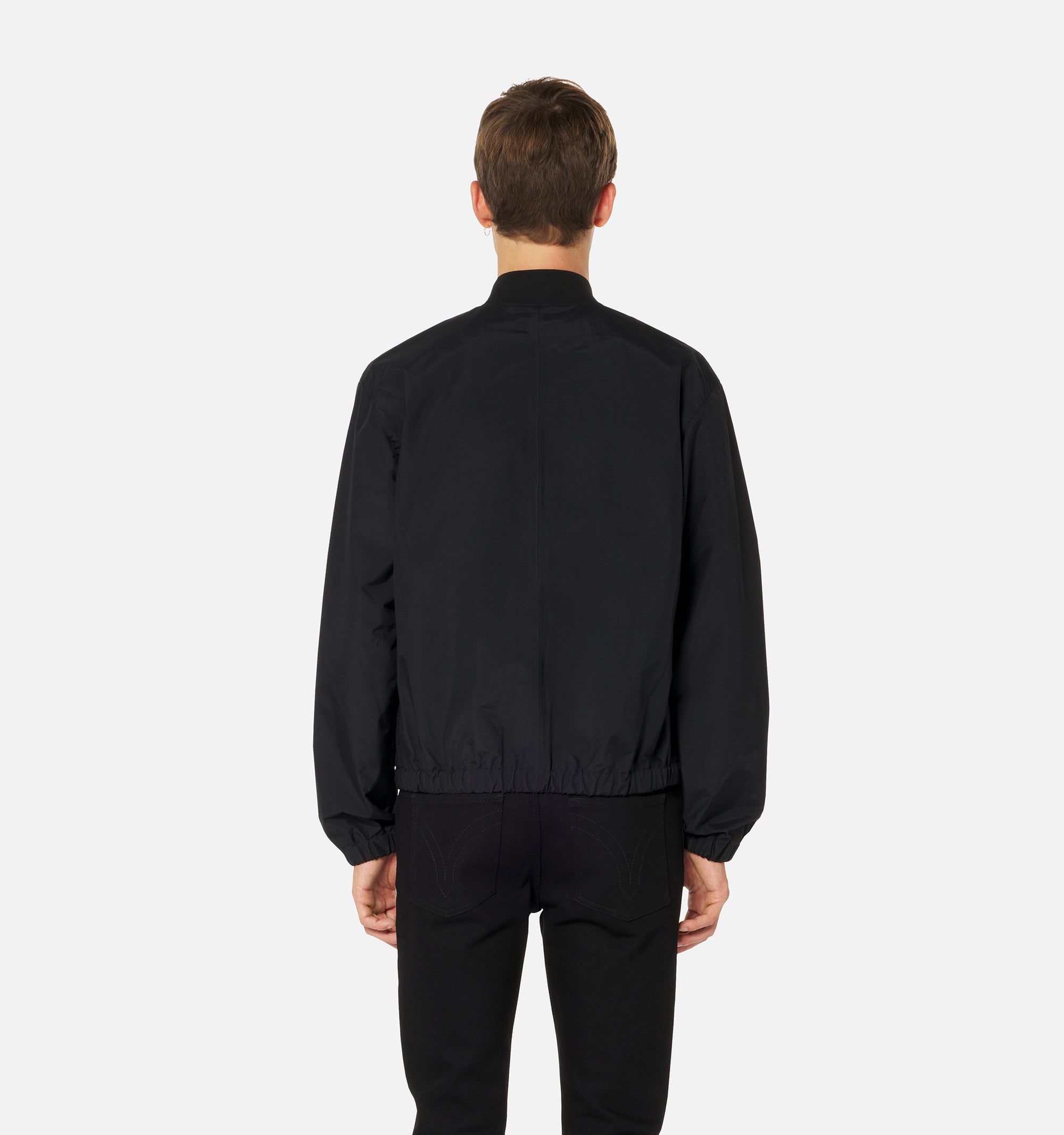 Bomber Ami de Cœur zippé avec patch - Black