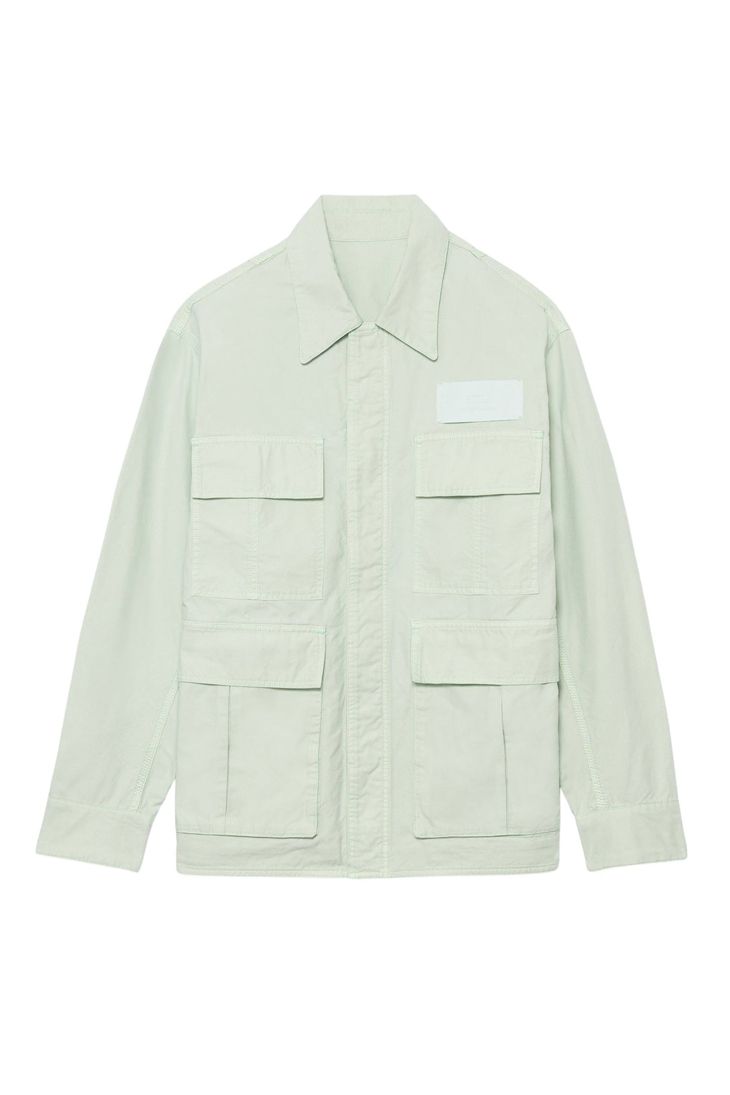 Veste oversize à boutons-pression - Aqua