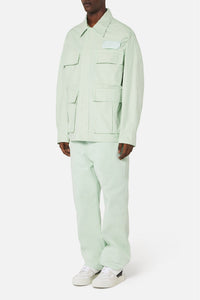 Veste oversize à boutons-pression - Aqua