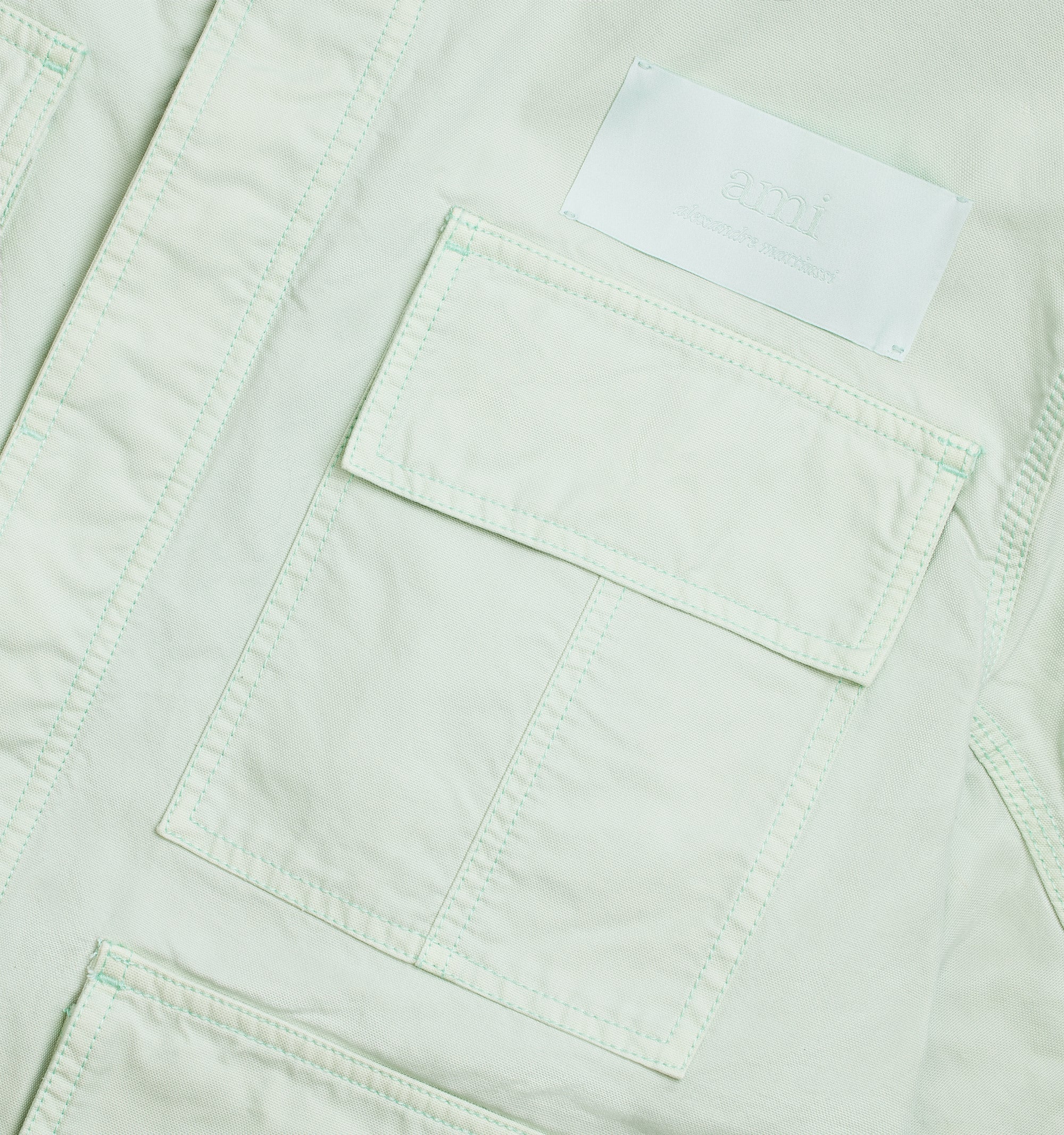Veste oversize à boutons-pression - Aqua