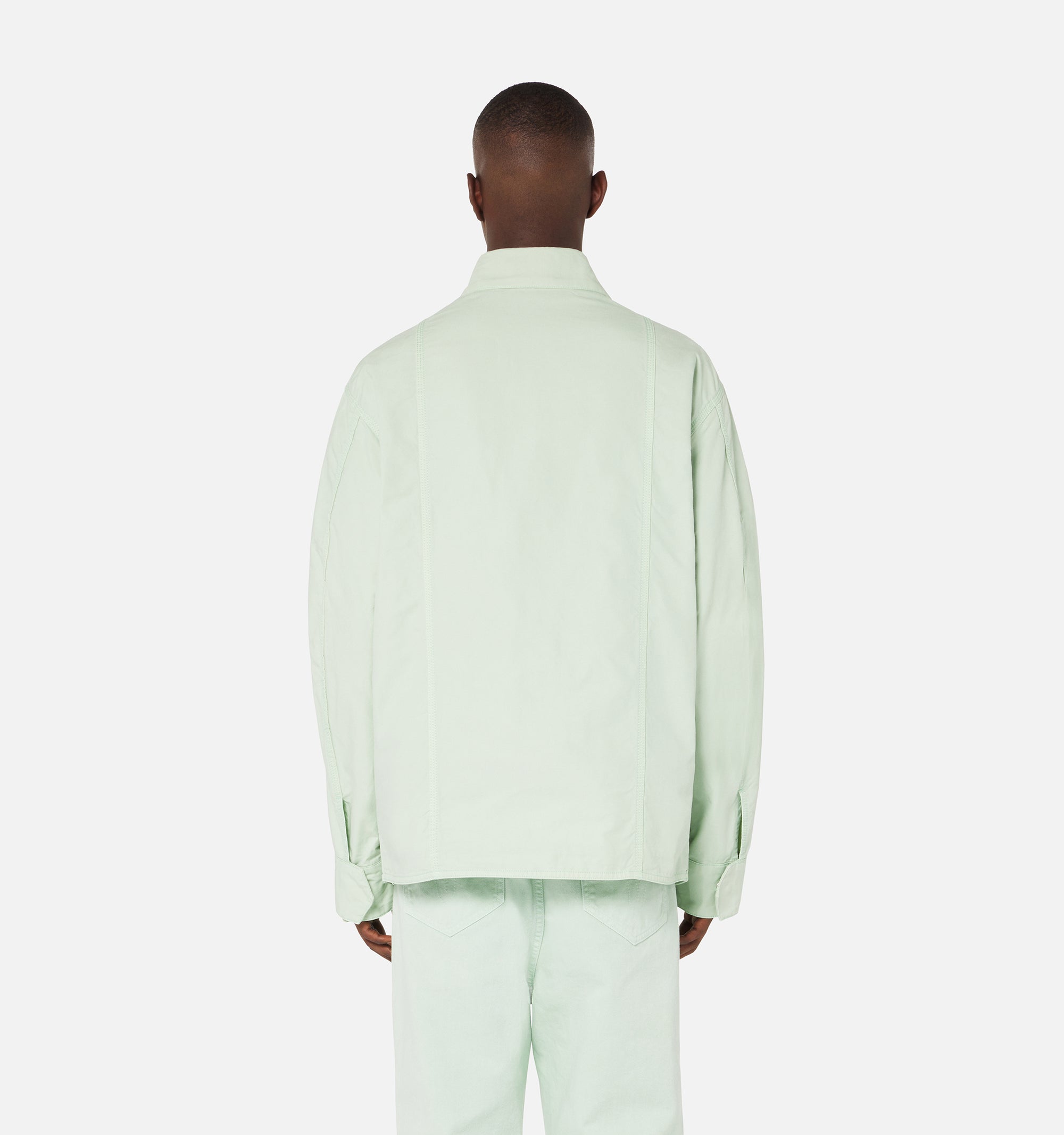 Veste oversize à boutons-pression - Aqua