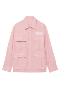 Veste oversize à boutons-pression - Pale Pink