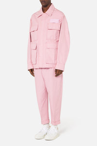 Veste oversize à boutons-pression - Pale Pink