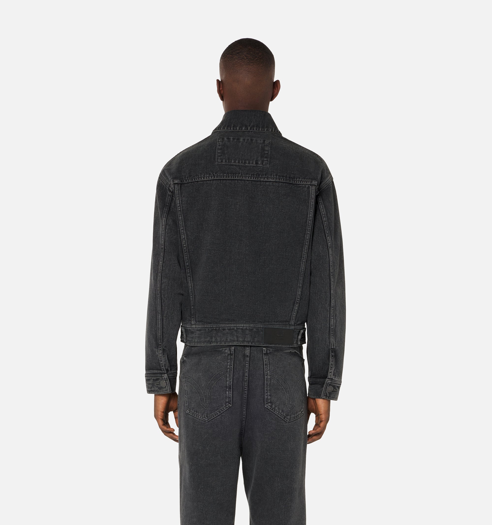 Veste à poches en denim - Black