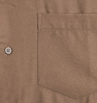 Chemise à poche en satin - Taupe