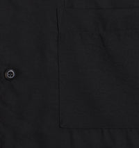 Chemise à manches courtes et col requin - Black