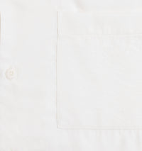 Chemise à manches courtes et col requin - White