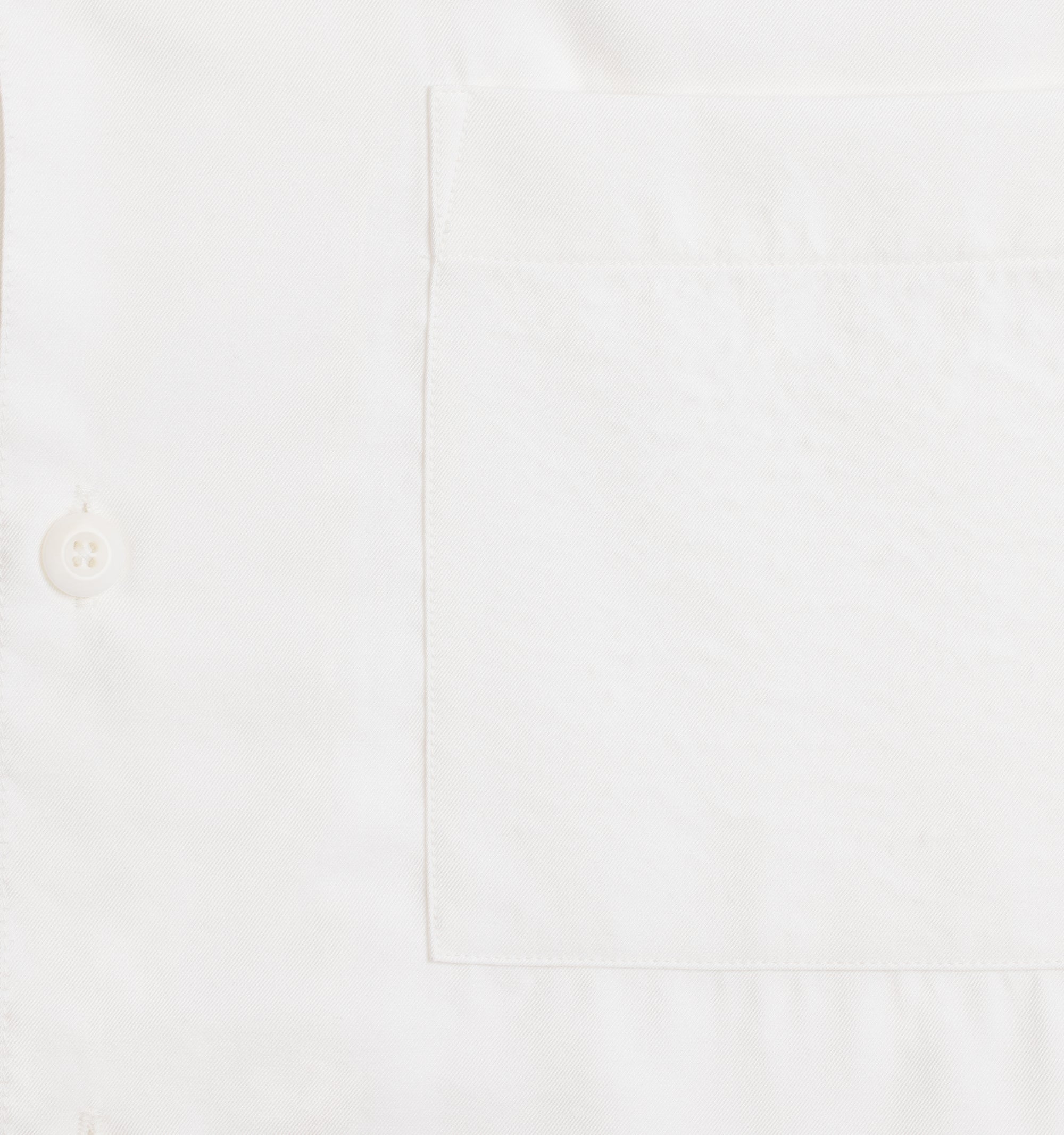 Chemise à manches courtes et col requin - White