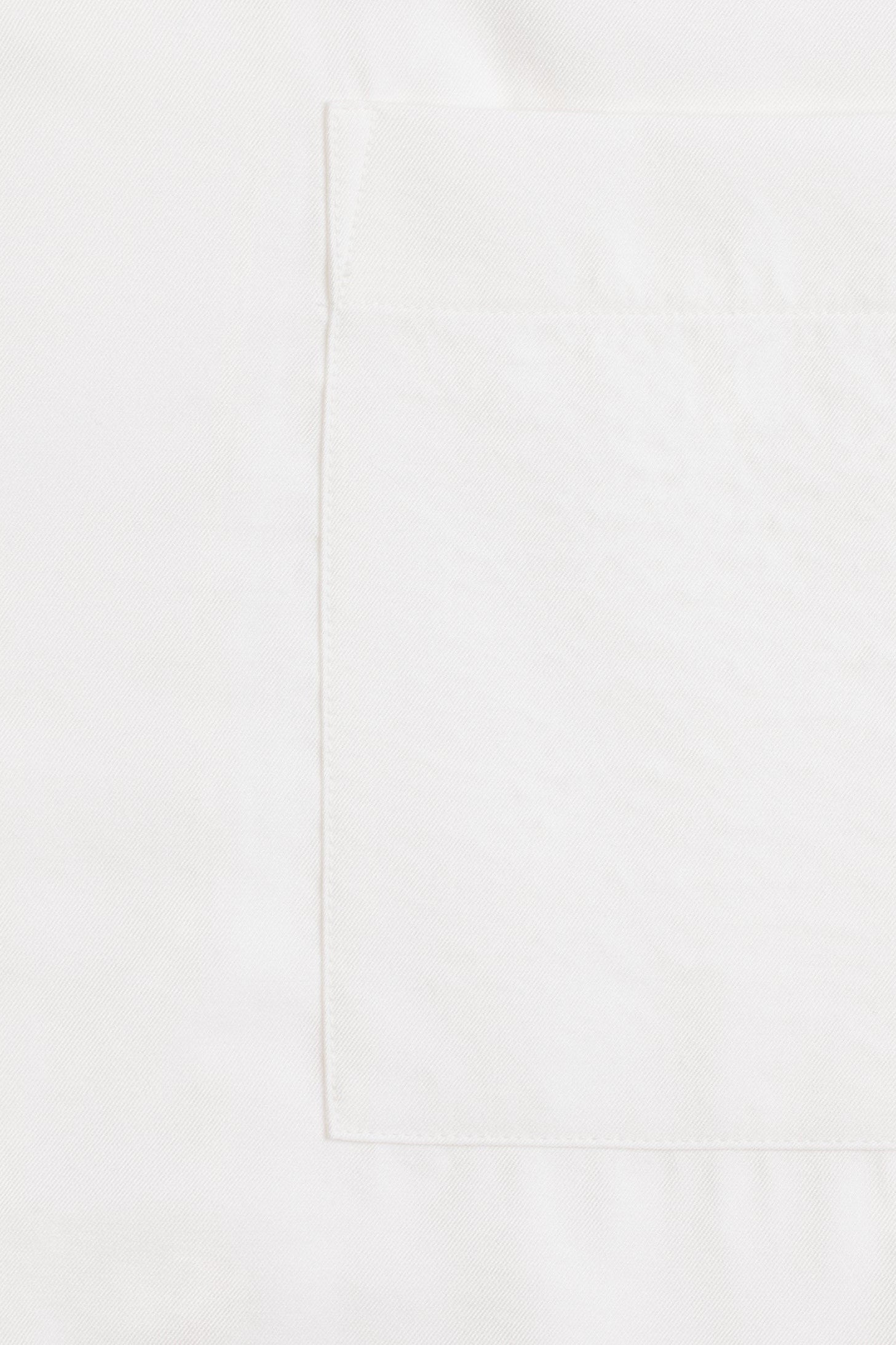 Chemise à manches courtes et col requin - White