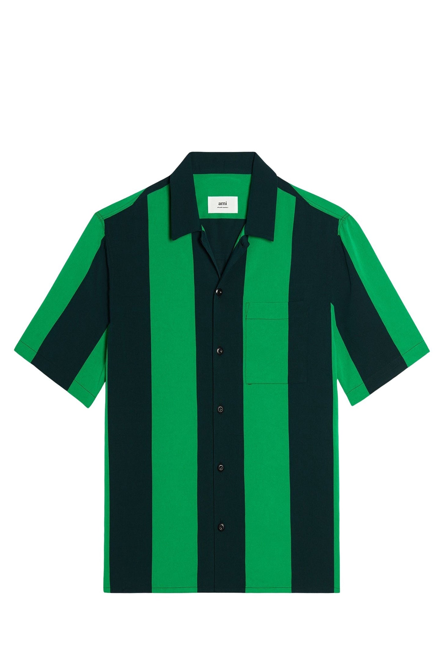 Chemise à manches courtes et col requin - Evergreen & Green