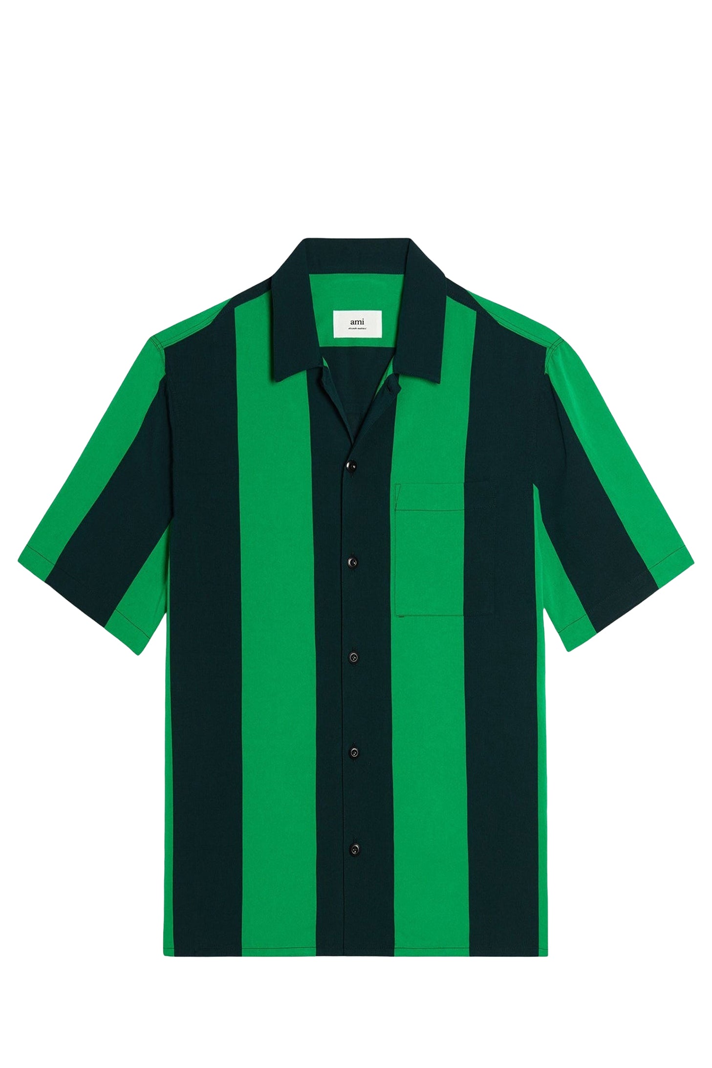 Chemise à manches courtes et col requin - Evergreen & Green