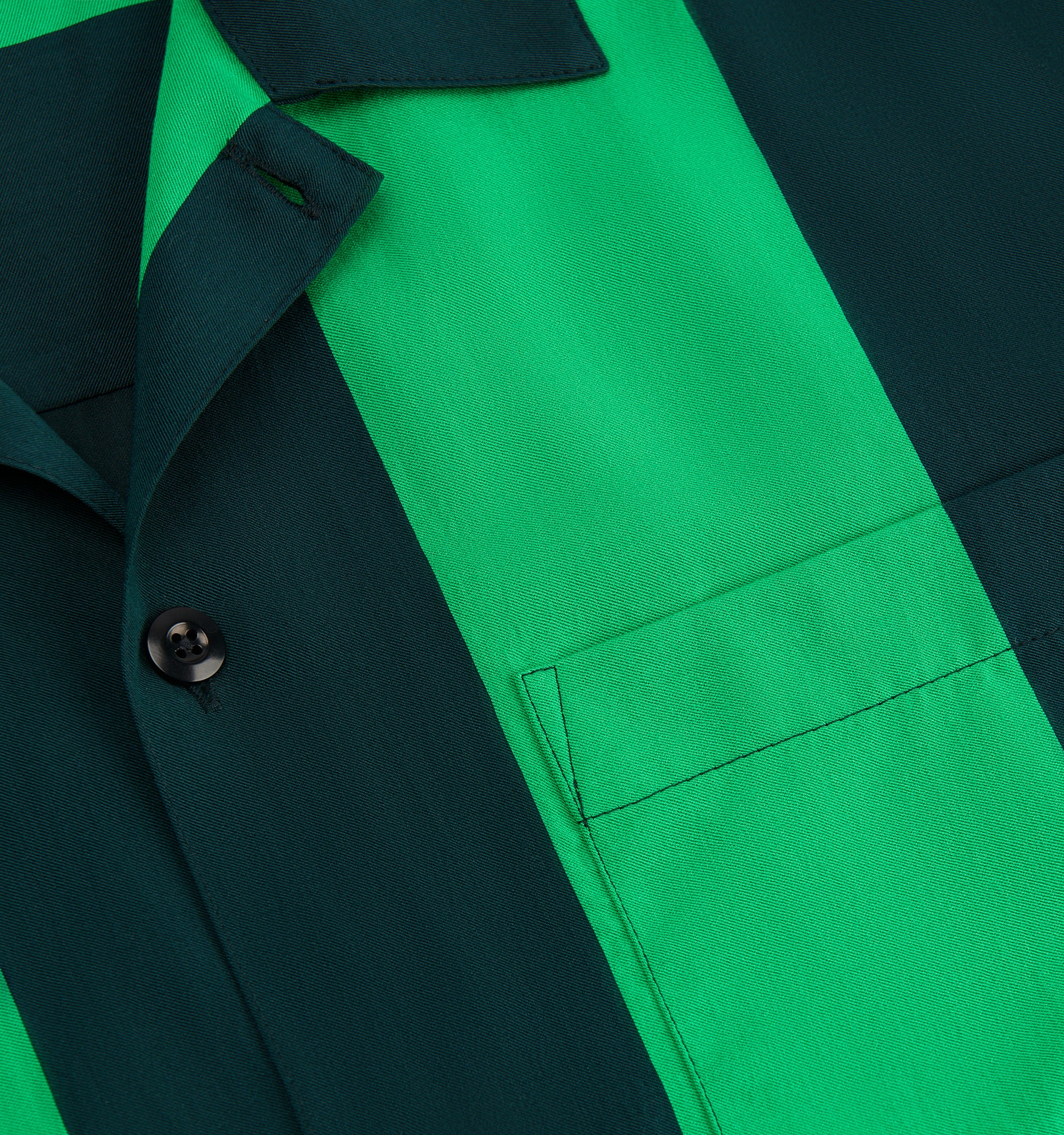 Chemise à manches courtes et col requin - Evergreen & Green