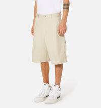 Bermuda à poches en denim - Beige