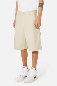 Bermuda à poches en denim - Beige