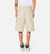Bermuda à poches en denim - Beige