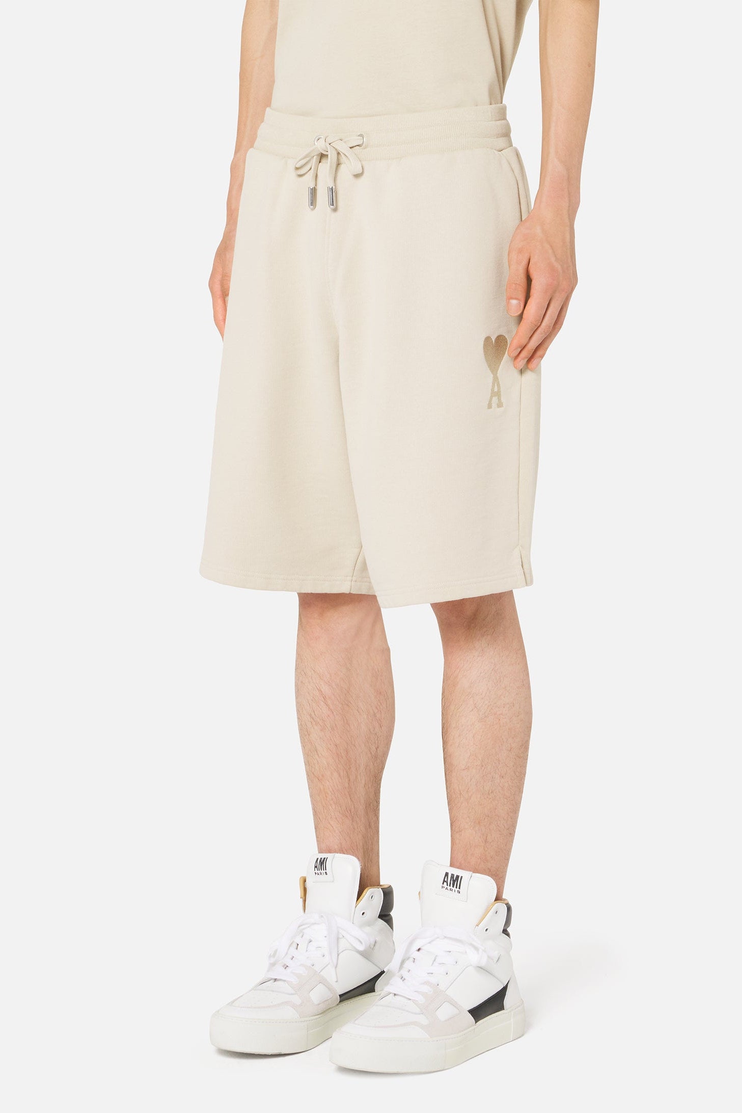 Bermuda Ami de Cœur à poches - Beige