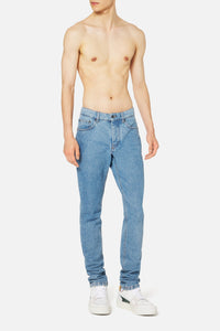 Pantalon délavé en denim - Bleached Blue