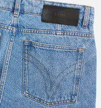 Pantalon délavé en denim - Bleached Blue