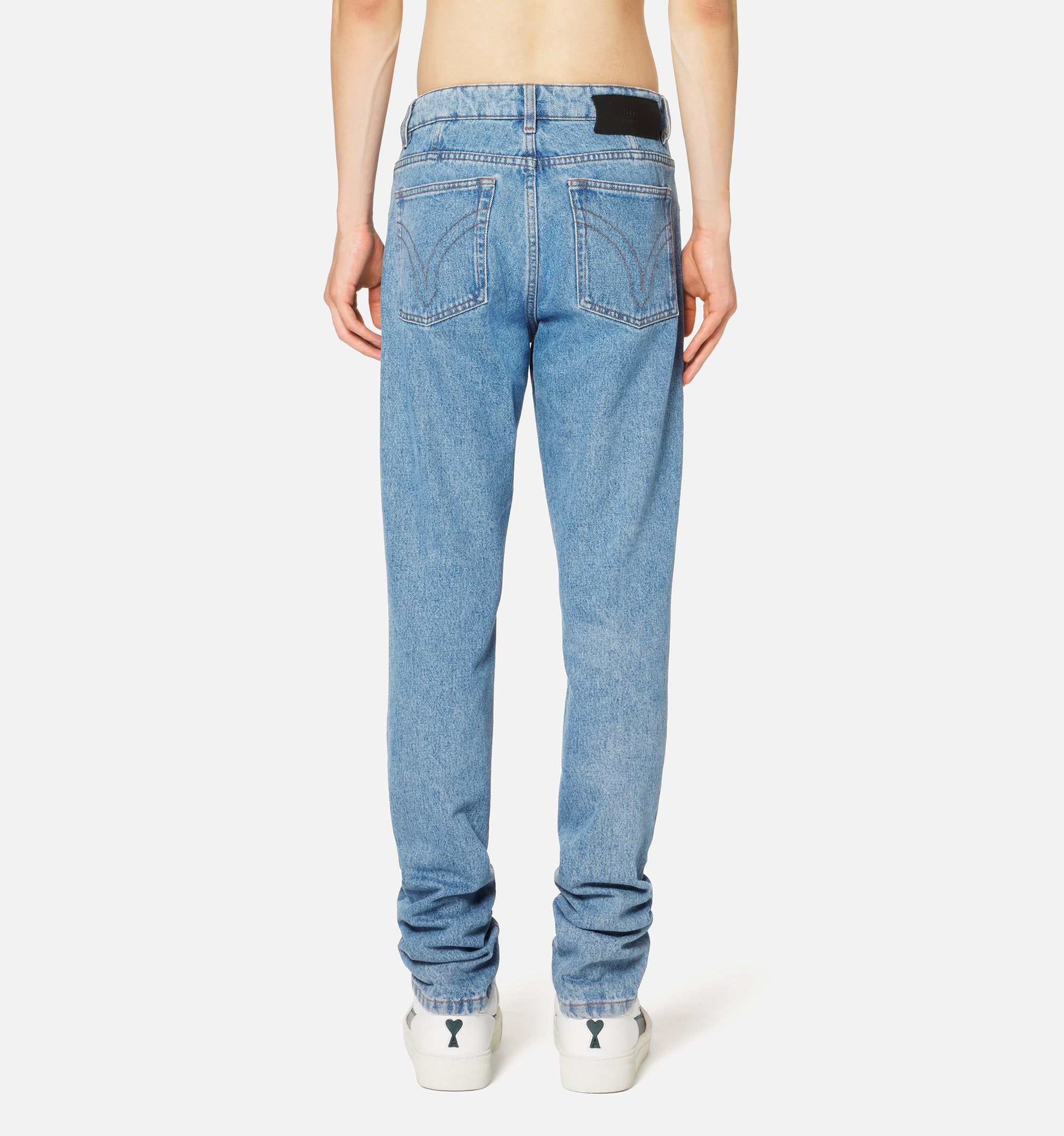 Pantalon délavé en denim - Bleached Blue